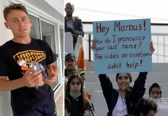 Aus vs Pak: Marnus Labuschagne reacts to fan's viral placard asking his name's correct pronunciation | International-Sports-News,Sports-News-Live,Latest-Sports-News- True Scoop