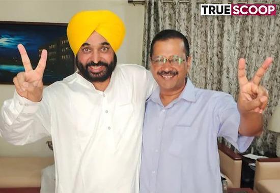 Bhagwant-Mann-swearing-in-ceremony Bhagwant-Mann-oath-ceremony Bhagwant-Mann-AAP-leader