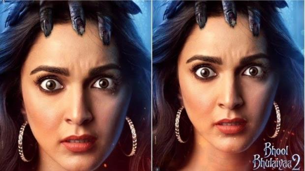 #KiaraAdvani trends after her first 'spooky' look from Bhool Bhulaiayaa 2 gives fans chill vibes; Watch