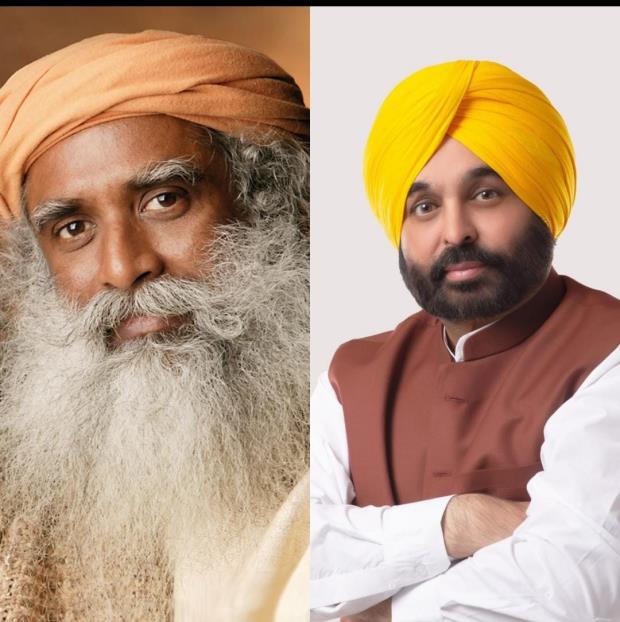 CM-Bhagwant-Mann Sadhguru punjab