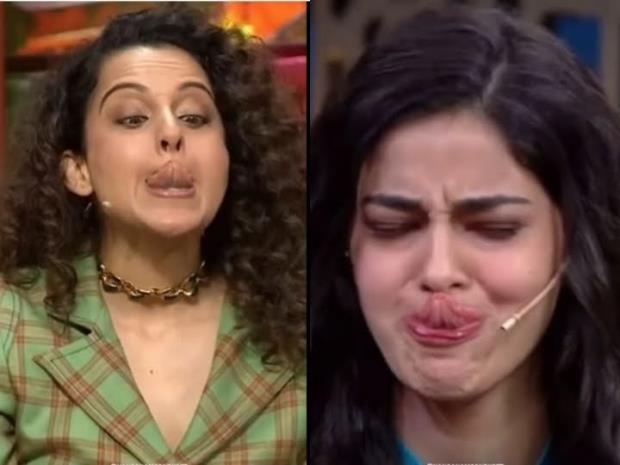 Kangana Ranaut mocks Ananya Pandey 'touches her nose with tongue' on Bollywood Bimbo effect; Watch