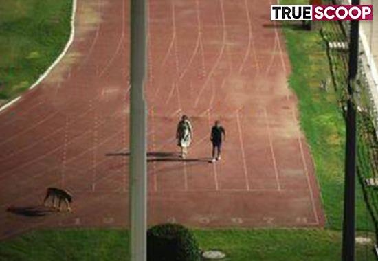 IAS-officers-walks-with-Dog -Thyagraj-Stadium-Delhi -Delhi