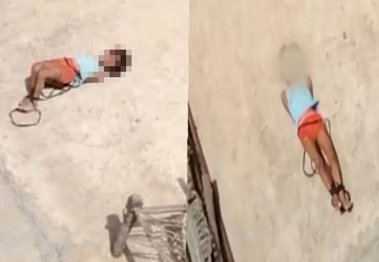 Viral Video: Delhi woman ties 8-year-old daughter on roof amid scorching heat; Police start action