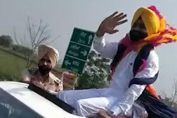 Watch: Punjab Transport Minister Laljit Singh Bhullar performs real-life 'stunt' in an open SUV, claims it as 'Old video'