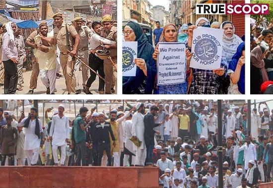 Prophet Mohammed row: From Delhi to Kolkata, Mass protests erupt after Jummah prayer; Stone pelting & more