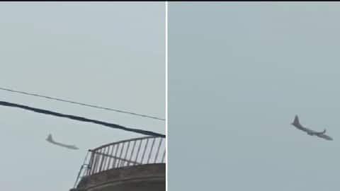 Watch horrific video as Delhi-Patna SpiceJet flight hit with a bird as crew suspect, Netizens react 'Real-Agni'
