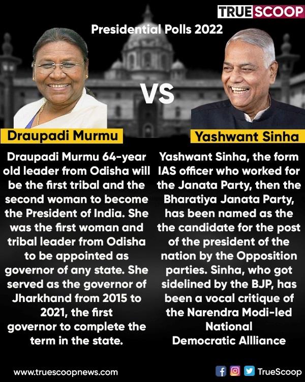 Presidential Poll 2022: Draupadi Murmu vs Yashwant Sinha