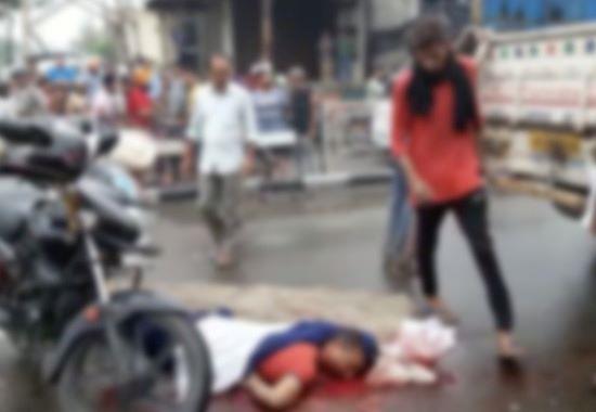 Accident-in-Jalandhar Jalandhar-Pathankot-Chowk Tipper