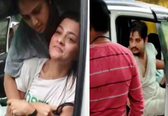 Bhubaneswar: Odia actor Prakruti Mishra beaten by Babushaan's wife after being caught in car; Watch