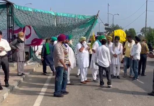 Protest-in-Phagwara Protest Phagwara-sugar-mill