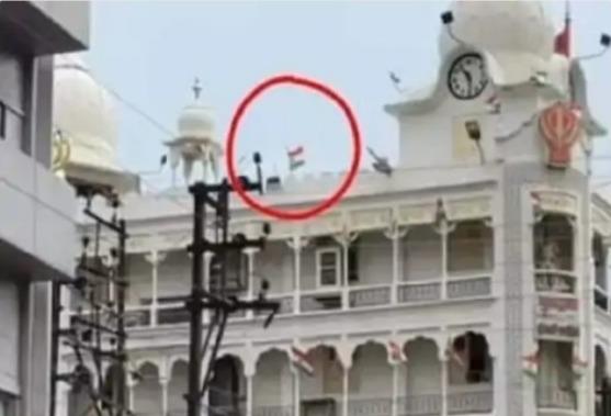 Tricolor hoisted at Gurdwara Sahib in Indore: SGPC objected 'only Nishan Sahib can be hoisted here'