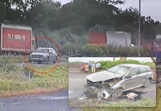 Cyrus Mistry accident CCTV: Viral Video shows Mercedes of Ex-Chairman of Tata Sons moments before fatal crash