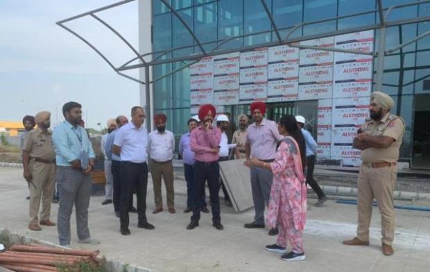 Jalandhar DC Jaspreet Singh's Adampur Airport visit; reviews ongoing work of terminal building and approach road