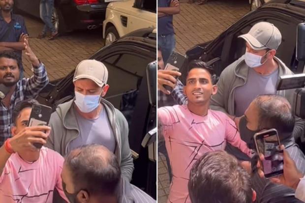 Hrithik Roshan loses his cool after a fan forcibly tries to get a selfie, Internet responds; Watch here