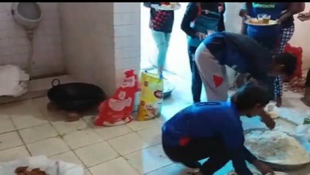 Saharanpur: Food served inside the toilet to U-17 women Kabaddi players in UP in a viral video; Watch