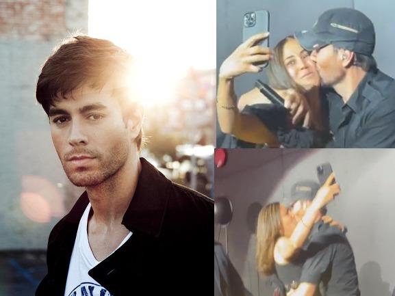 Las Vegas: Enrique Iglesias steamy kiss video with female fan breaks the internet; Fans remind singer of 'partner' Anna Kournikova