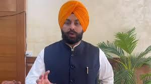 Punjab Cabinet Minister Harjot Singh Bains' attack on BJP; says- BJP should stop 'Daydreaming' about Punjab