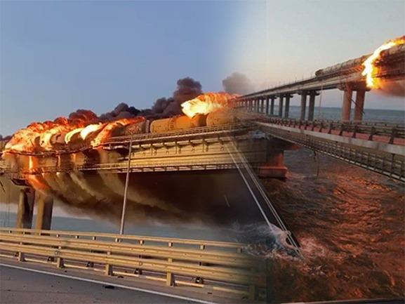 Kerch-Bridge Crimea-Bridge Kerch-Bridge-Explosion-Video