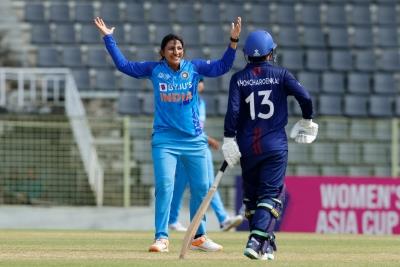 Women's Asia Cup: Spinners help India crush Thailand by nine wickets to seal pole position
