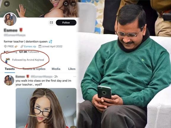 Fact Check: Did Arvind Kejriwal follow adult content page on Twitter?  Internet erupts in laughter over