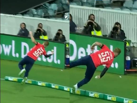 Australia vs England 2nd T20I: Ben Stokes outrageous acrobatics on display sends Internet into a frenzy; Watch Here