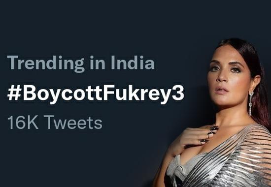 #BoycottFukrey3 trends on Twitter after Richa Chadha's controversial "Galwan" tweet sparks national row