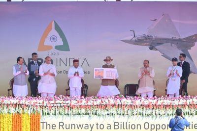 PM Modi inaugurates Asia's biggest Aero India show 2023 at the Yelahanka Airbase in Bengaluru 
