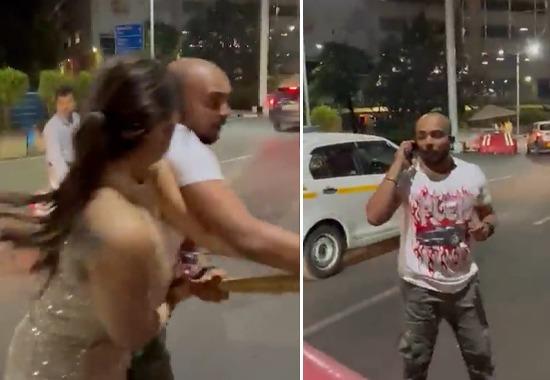 Prithvi Shaw fight video: Woman seen crying in front of Police saying 'Cricketer assaulted her'; Watch