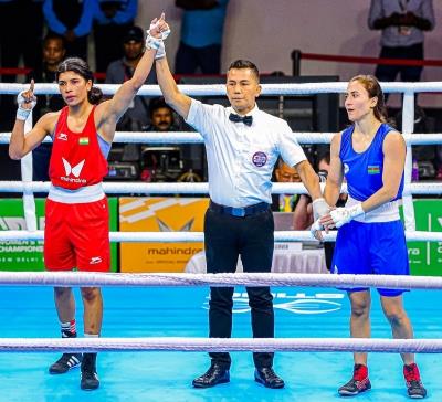 Women's World Boxing C'ships: Nikhat starts with a bang; Sakshi, Nupur and Preeti also advance 