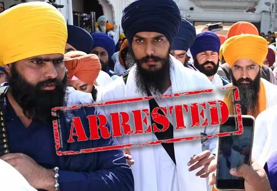  Amritpal Singh arrested in Punjab Police's big operation, 23 days after Ajnala Clash