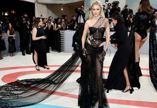 Gigi Hadid's 2023 Met Gala look decoded; 'Beautiful black gown assembled with Karl's favourite things'