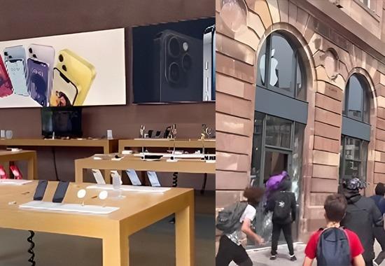 France-Apple-Store France-Apple-Store-Looting Apple-Store-France-Looting