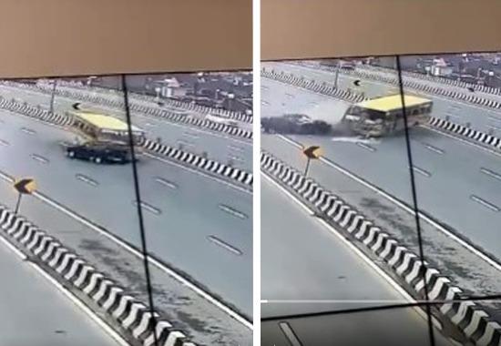 Delhi-Meerut-Expressway Delhi-Meerut-Expressway-Accident Ghaziabad-Accident