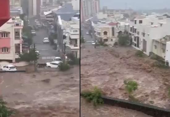 Junagadh-Flood-Video Junagadh-Cloudburst Junagadh-Floods