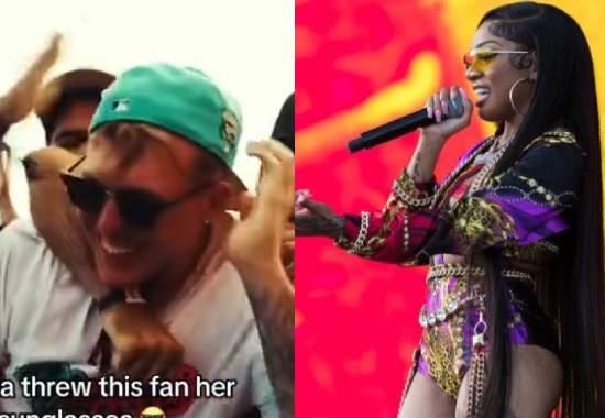 Rapper GloRilla throws her sunglasses at 'lucky' fan; her team retrieves it in Awkward viral video | GloRilla,GloRilla-Throws-Sunglasses,GloRilla-Throws-Shades- True Scoop