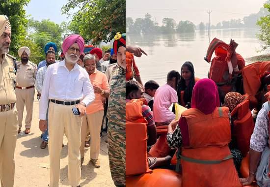 Punjab-Flood Punjab-Flood-Karnail-Singh Karnail-Singh-NDRF-Punjab-Flood