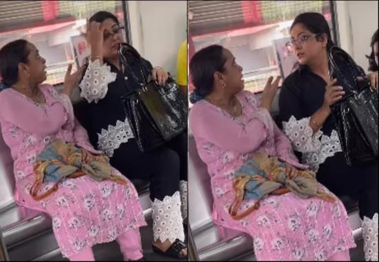 Delhi Metro: Woman indulged in ugly spat inside train, pushes girl amid heated argument