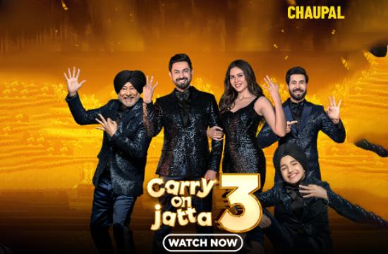  Punjabi Entertainment,  Carry on Jatta 3,  Gippy Grewal,  Sonam Bajwa,  Binnu Dhillon,  Kavita Kaushik,  Jaswinder Bhalla,  CHAUPAL OTT,  Punjabi Movies,  Multiregional Streaming,  Punjabi Web Series, Streaming Platform,  Entertainment in 100+ Countries,  Punjabi Comedy,  CHAUPAL App,  New Punjabi Releases, Indian Regional Cinema, Punjabi Blockbuster, Entertainment News, Entertainment News Today, Latest Entertainment News, Top Celebrity News- True Scoop