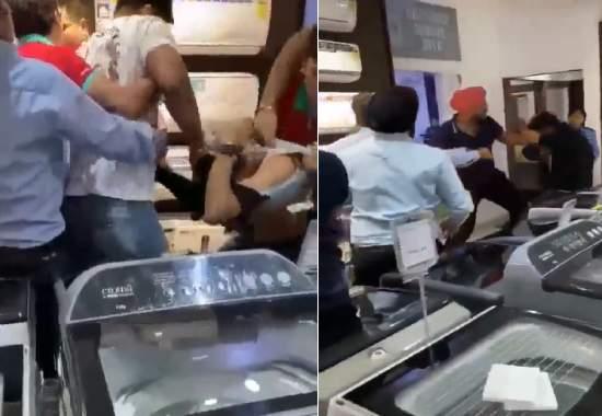 Kamla Nagar's Croma Store staff thrashed by Customers over delay in iPhone 15 Pro Supply; Delhi Police take action