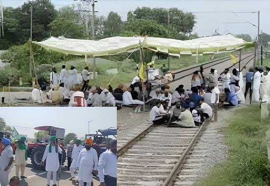 Farmers protest update: Chandigarh-Delhi NH blocked & 90 trains affected amid Rail Roko Andolan; Details inside