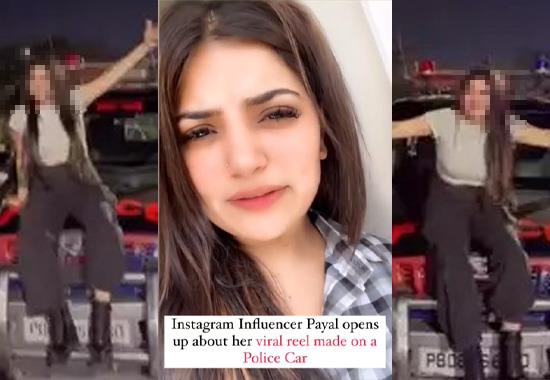 Punjab Police vehicle Instagram reel controversy: Influencer Payal Param apologizes after SHO suspension; Watch